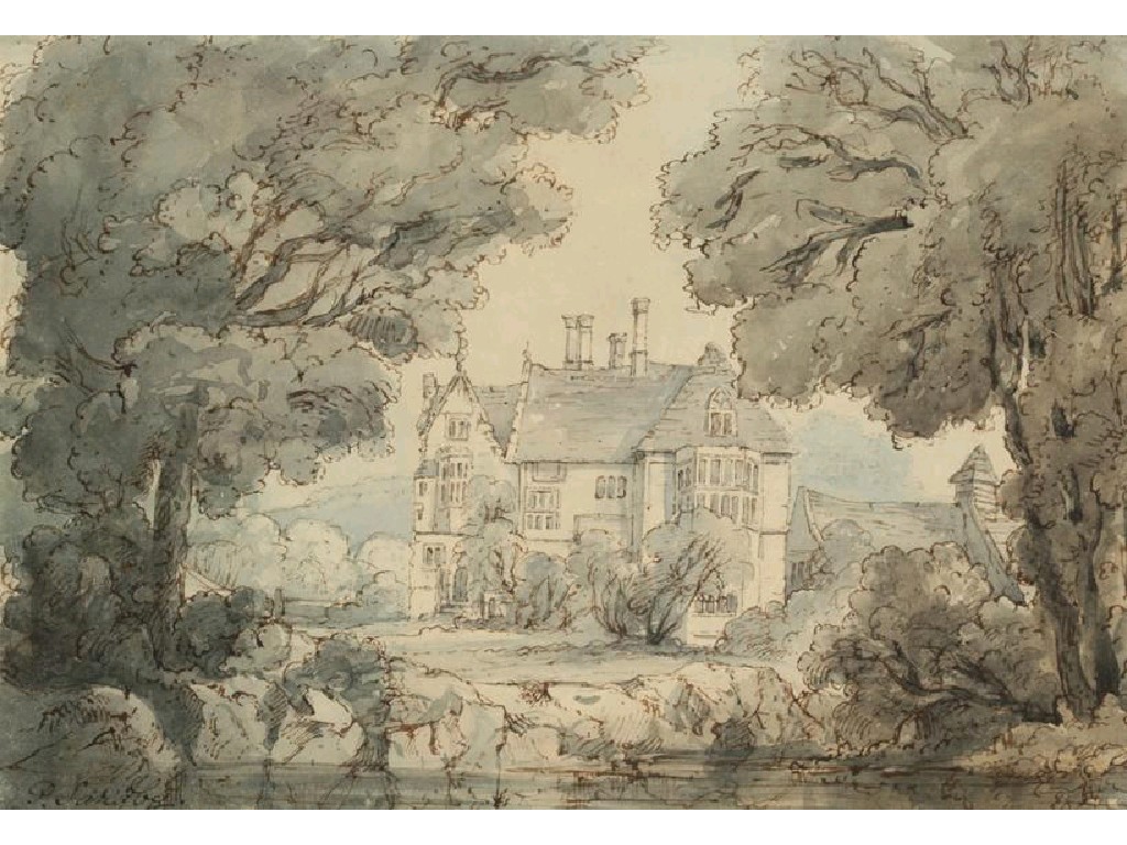 Appraisal: MANNER OF PAUL SANDBY Wintringham Court near Cheltenham signed watercolour