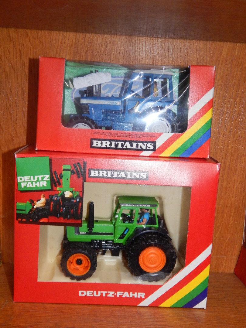 Appraisal: A Britains Deutz Fahr Tractor and a Ford TW tractor