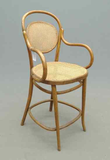 Appraisal: Thonet pool hall chair '' Overall Ht