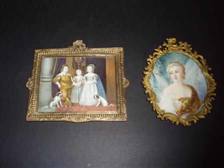 Appraisal: A mid late th century miniature After a portrait by