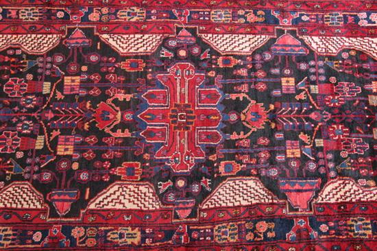 Appraisal: HAMADAN RUG ft in x ft in