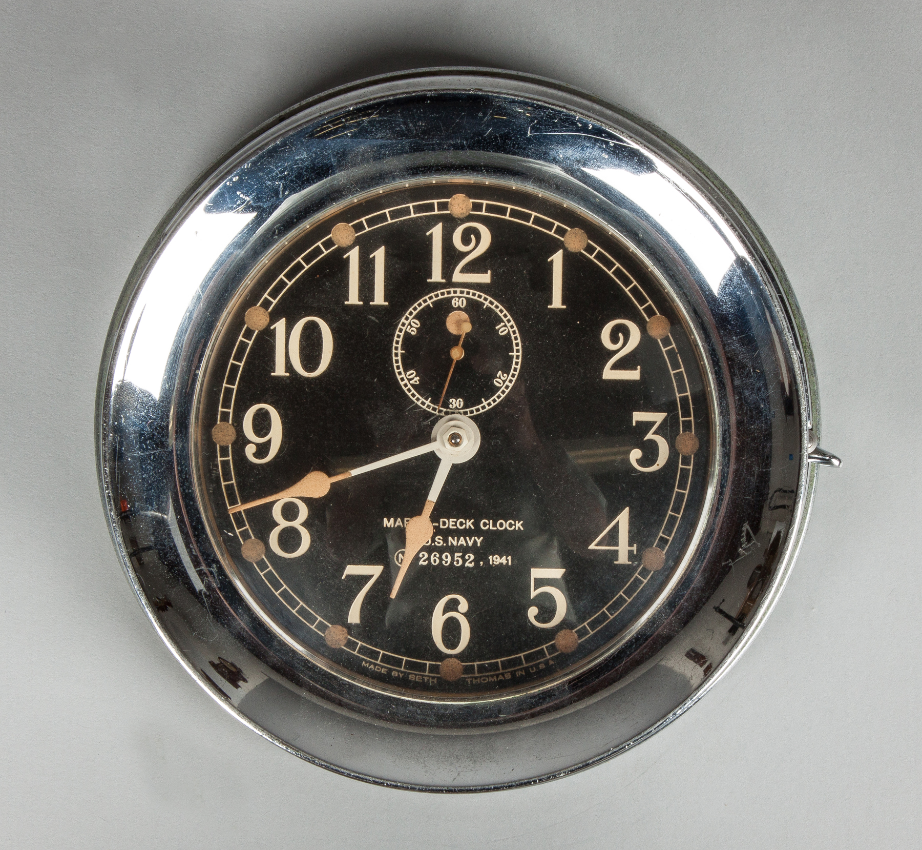 Appraisal: US Navy Mark -Deck Clock