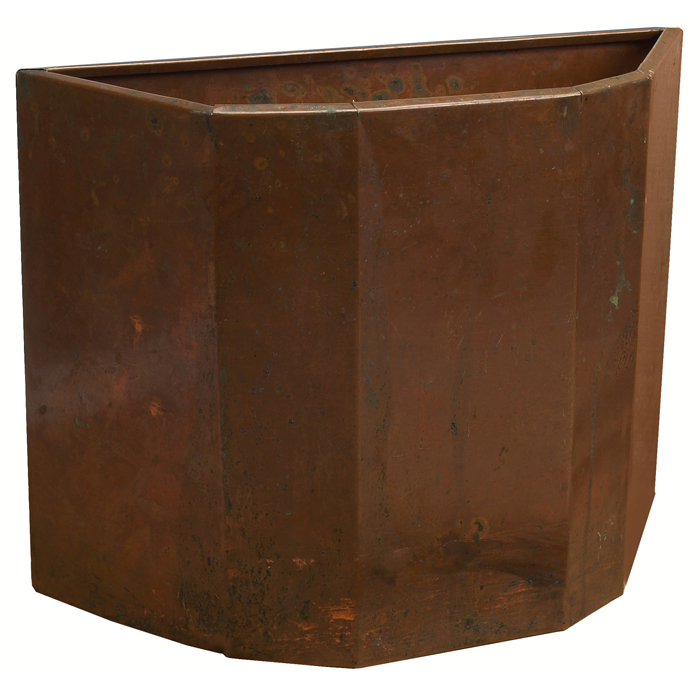 Appraisal: Frank Lloyd Wright wastebasket from the Price Company Tower