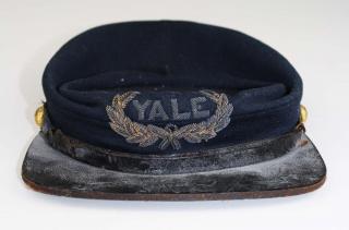 Appraisal: Unusual Th C Kepi Marked Yale mid th c Blue