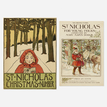 Appraisal: Various Artists TWO POSTERS FOR ST NICHOLAS THE CHRISTMAS NUMBER