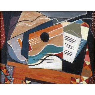 Appraisal: 's European School Cubist Composition Unsigned 's European School Cubist