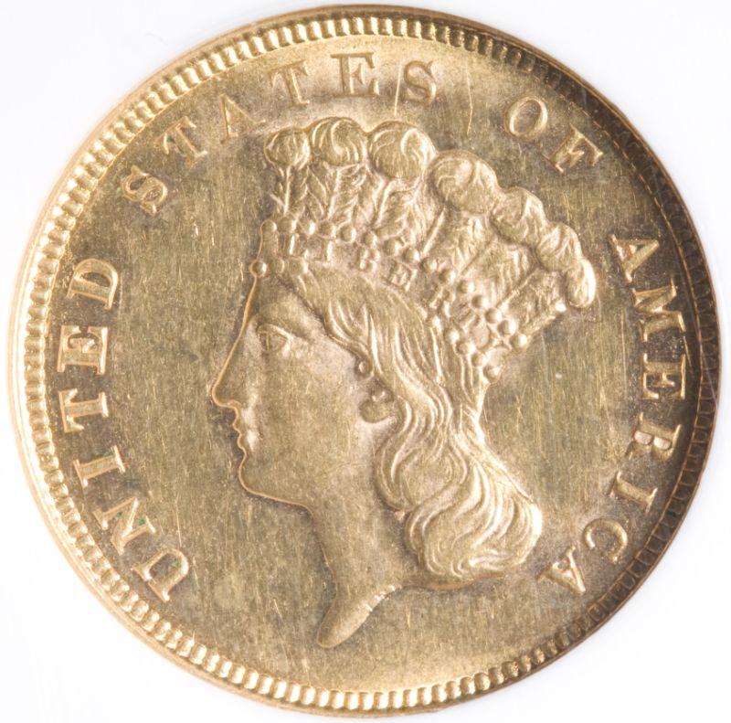 Appraisal: Indian Princess Gold NGC AU sharp strike with lustrous surfaces