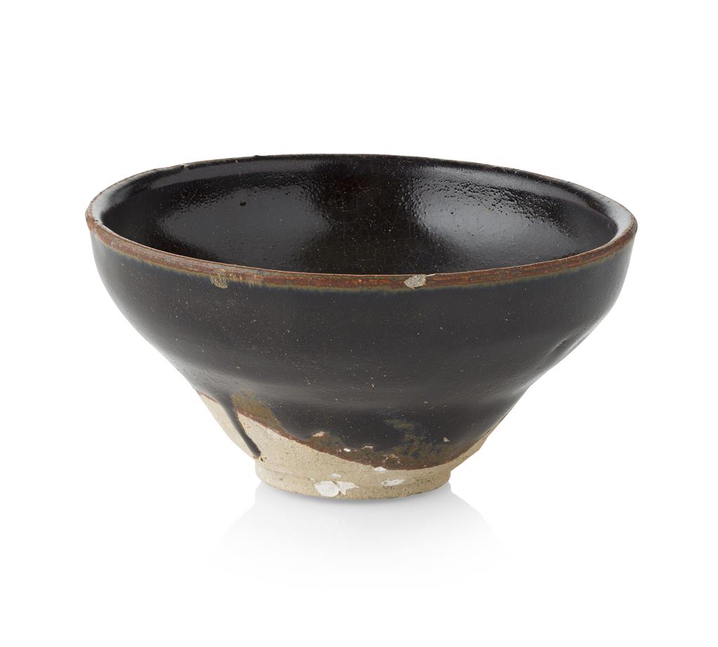 Appraisal: JIANYAO TEABOWL SONG DYNASTY the body covered in rich black