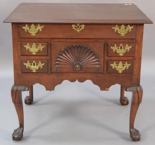 Appraisal: Chippendale mahogany lowboy having rectangular top over one long drawer