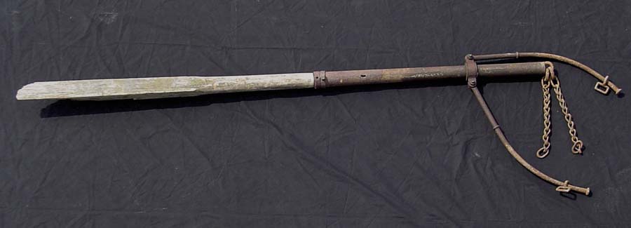 Appraisal: CIVIL WAR LIMBER POLE Non-excavated Impossible to find Used during