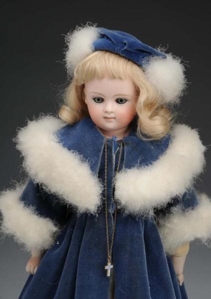 Appraisal: Early Closed Mouth Kestner Doll Description Germany Ca Unmarked bisque