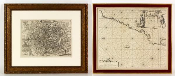 Appraisal: - Lot of Early Engraved Maps Lot of two early