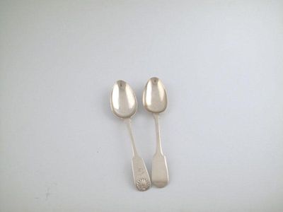 Appraisal: Robert McGreggor of Perth a silver Fiddle and Shell pattern