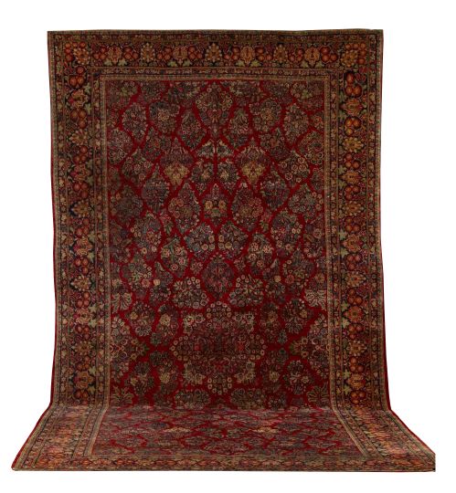 Appraisal: Semi-Antique Sarouk Carpet ' x '