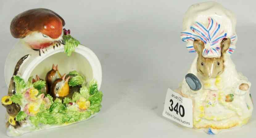 Appraisal: Beswick Beatrix Potter Lady Mouse BP and a Royal Doulton