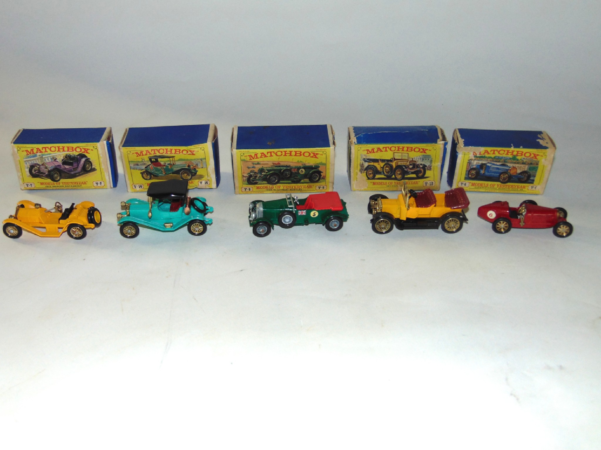 Appraisal: A selection of five vintage boxed Matchbox die cast model