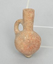 Appraisal: Miniature Terra-cotta Pitcher ca - B C A Rare Judaea