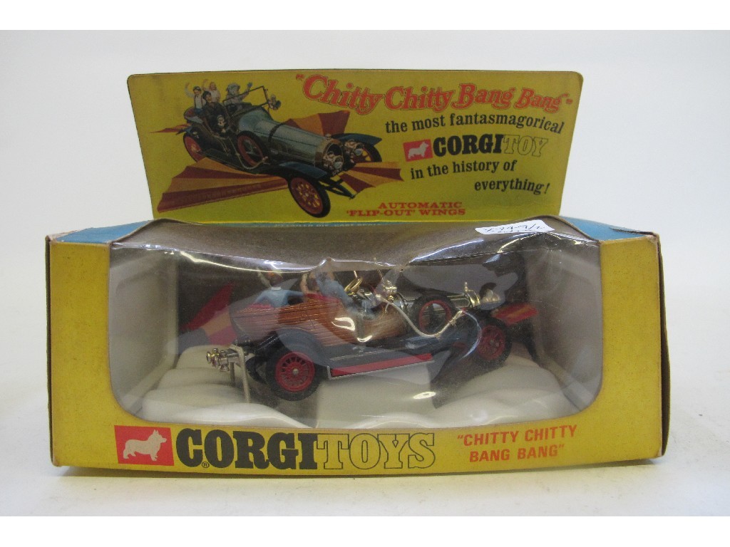 Appraisal: A boxed Corgi 'Chitty Chitty Bang Bang' complete with figures