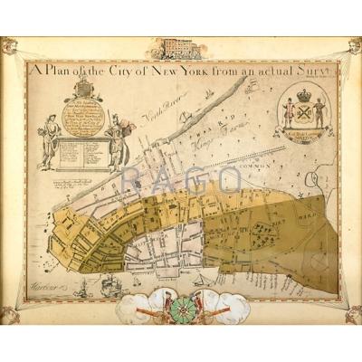 Appraisal: MAP OF THE CITY OF NEW YORK A Plan of