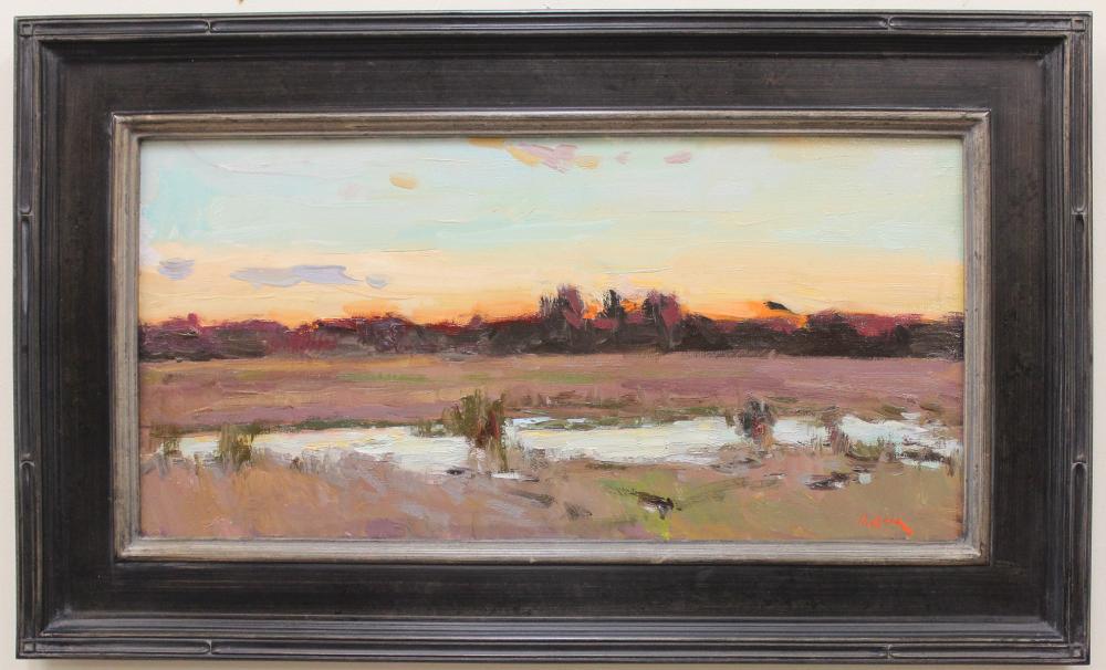 Appraisal: NICK STOQ United States st century oil on board wetlands