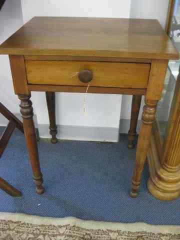 Appraisal: th Century Cherry Stand with drawer '' tall '' x