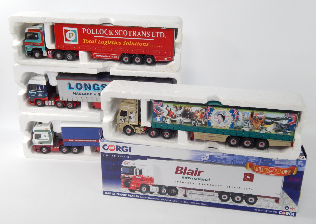 Appraisal: Corgi die cast lorries comprising David Murray Longs of Leeds