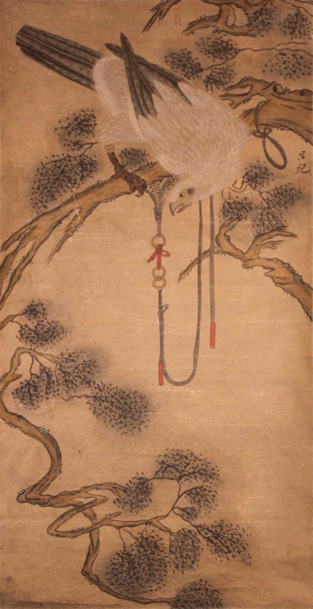 Appraisal: AFTER LU JI CHINESE TH TH CENTURY FALCON Ink and