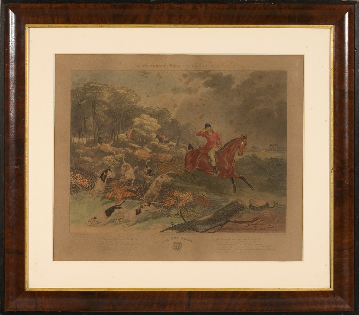 Appraisal: THE FOX CHASE AFTER A PAINTING BY F T TURNER