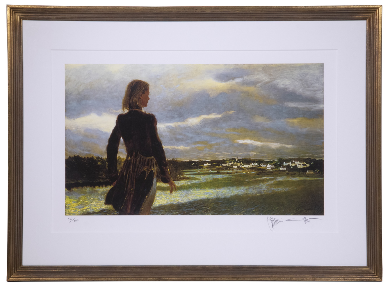 Appraisal: JAMIE WYETH PA ME DE - Wanderer giclee print pencil