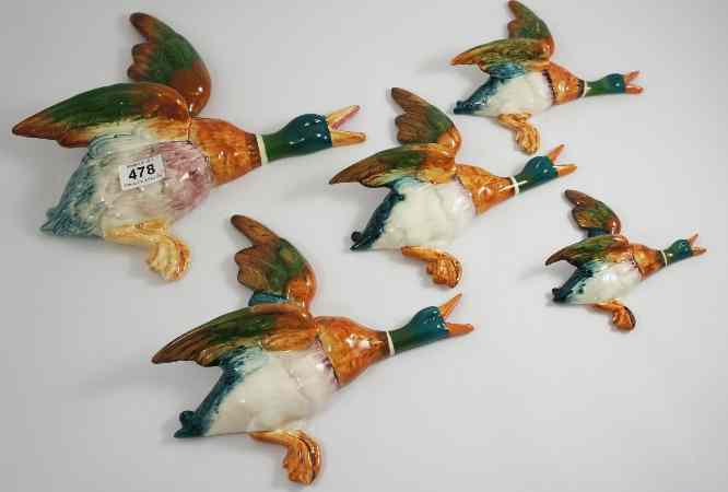 Appraisal: Beswick Set of Mallard Duck Wall Plaques and small chip