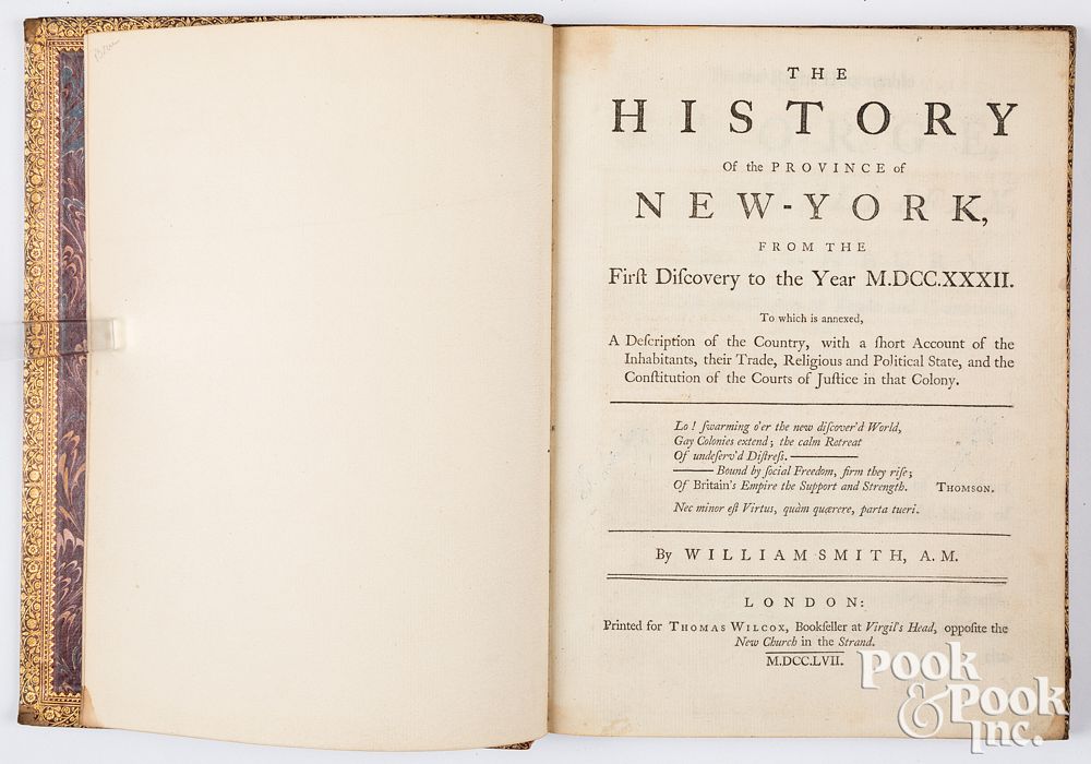 Appraisal: The History of the Province of New York The History