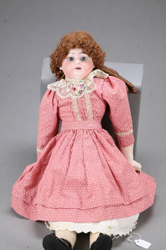 Appraisal: BISQUE HEAD DOLL Armand Marseilles doll with bisque hands and