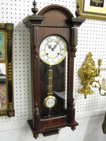 Appraisal: Fine Wooden Wall Regulator Clock day movement