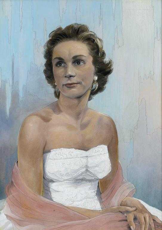 Appraisal: EDWARD LOXTON KNIGHT RBA - PORTRAIT OF MRS DOROTHY DEANS