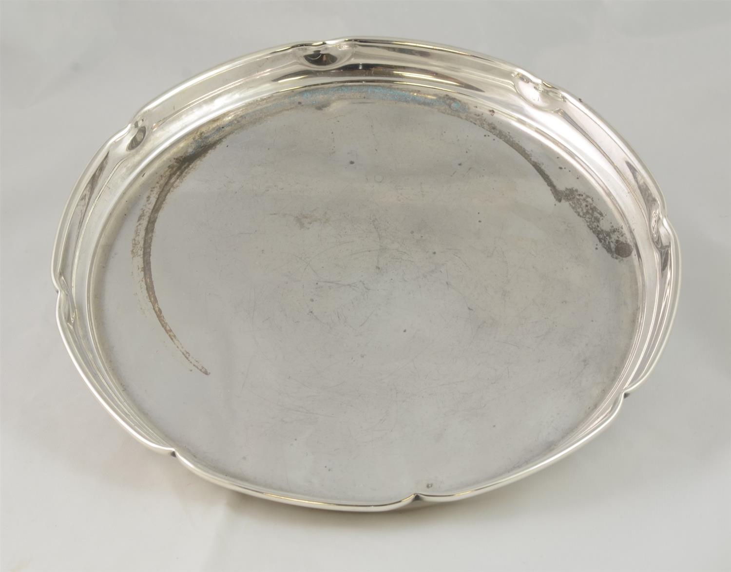 Appraisal: Randahl Sterling Silver for Shreve Crump Low Handmade Sterling Tray