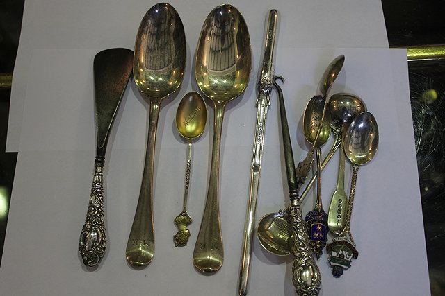 Appraisal: A SMALL COLLECTION OF VARIOUS SILVER AND OTHER WARES including