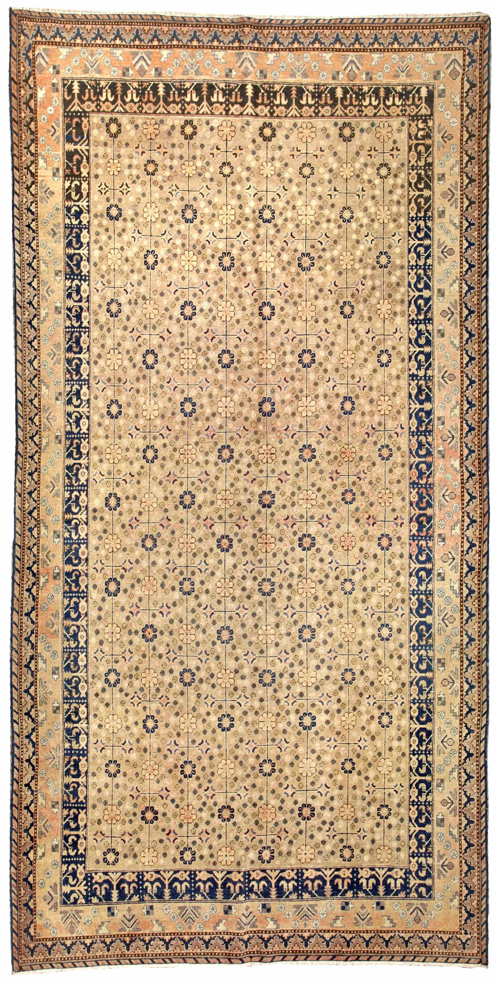 Appraisal: A Khotan long carpet East Turkestan th centurysize appoximately ft