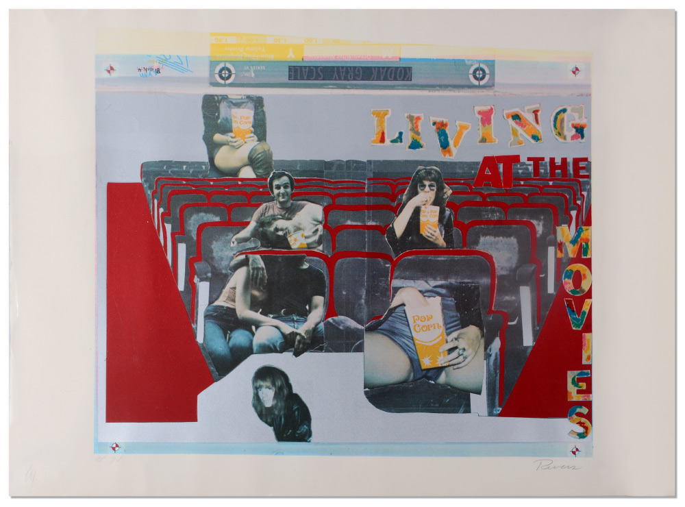 Appraisal: RIVERS Larry American - ''Living at the Movies'' Lithograph ''