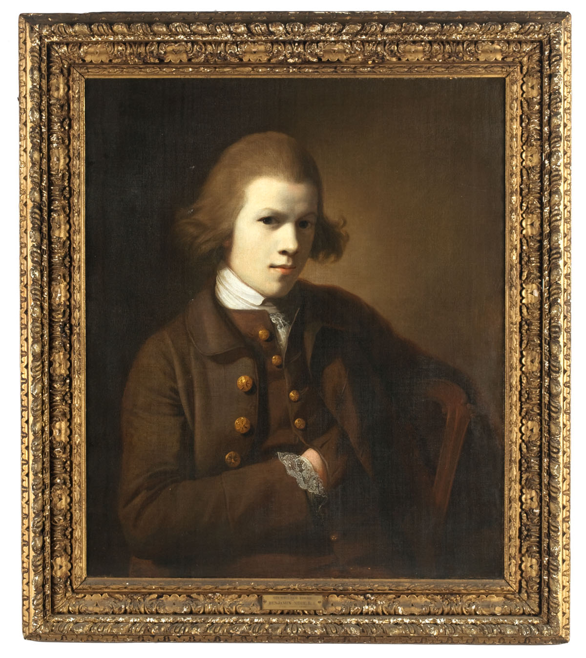 Appraisal: BENJAMIN WEST AMERICAN BRITISH - BUST-LENGTH PORTRAIT OF SIR WILLIAM