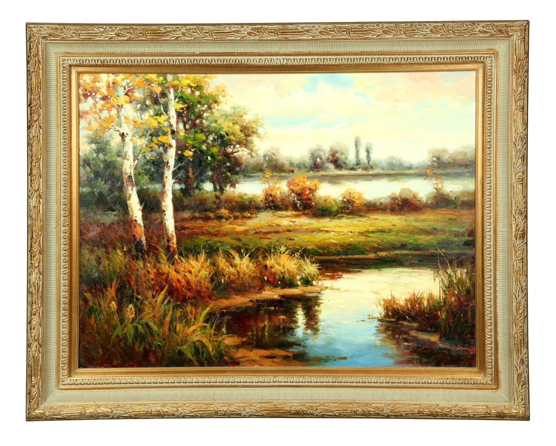 Appraisal: LANDSCAPE SIGNED ''DOUGLAS'' AMERICAN ND HALF- TH CENTURY Oil on