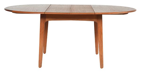 Appraisal: HANS WEGNER DANISH - DINING TABLE c s teak round