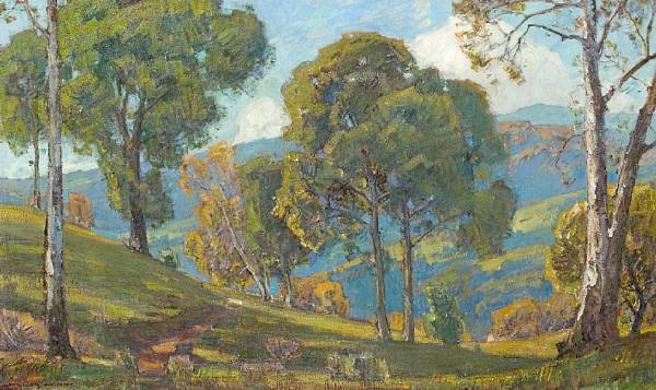 Appraisal: William Wendt American - View to the Valley signed 'William