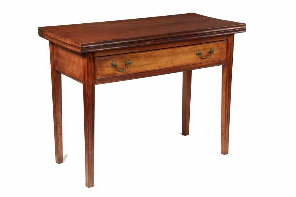 Appraisal: CHIPPENDALE GAME TABLE - Period Mahogany Chippendale Game Table with