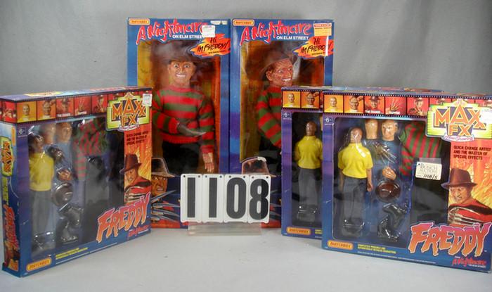 Appraisal: Lot of Freddy Kreuger related dolls consisting of Matchbox Talking