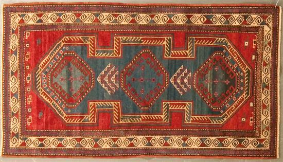 Appraisal: Sevan Kazak rug Caucasus circa x