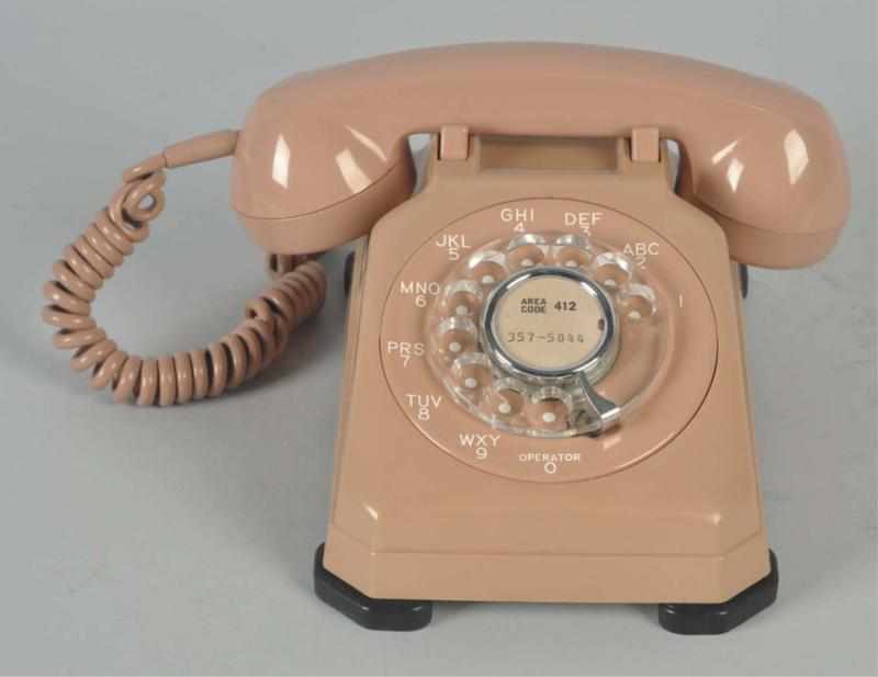 Appraisal: Stromberg Carlson Pink Cradle Telephone Circa Plastic with solid handset