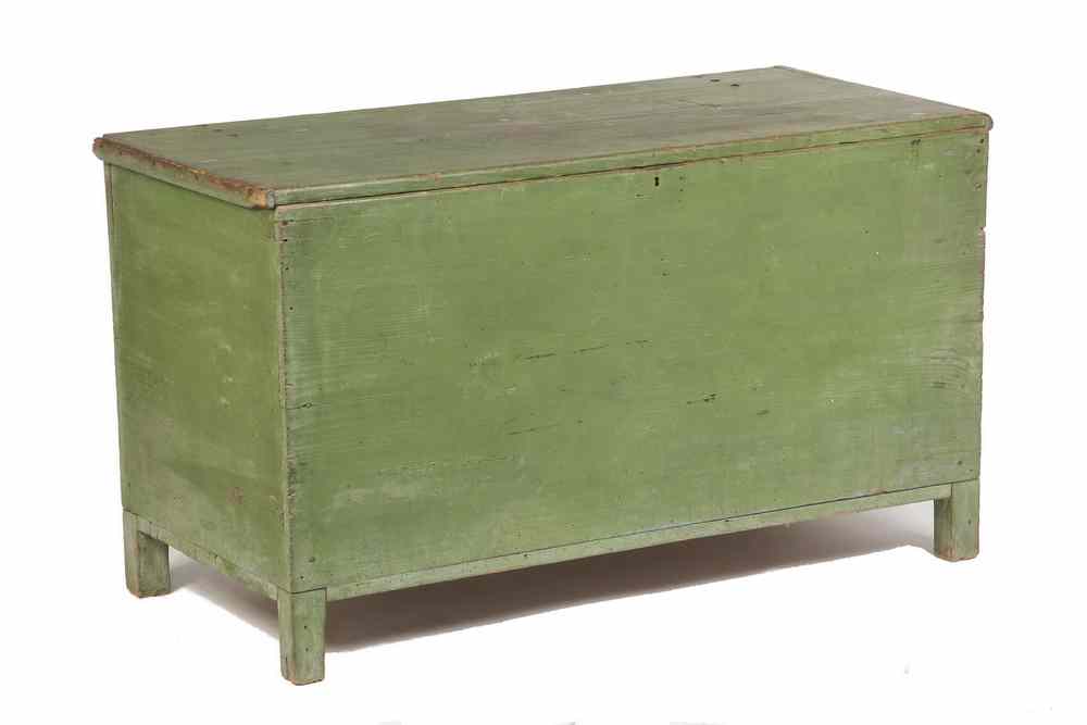 Appraisal: COUNTRY BLANKET CHEST - Early American Country Six-Plank Blanket Chest