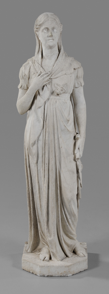 Appraisal: American School possibly th or early- th century Figure of