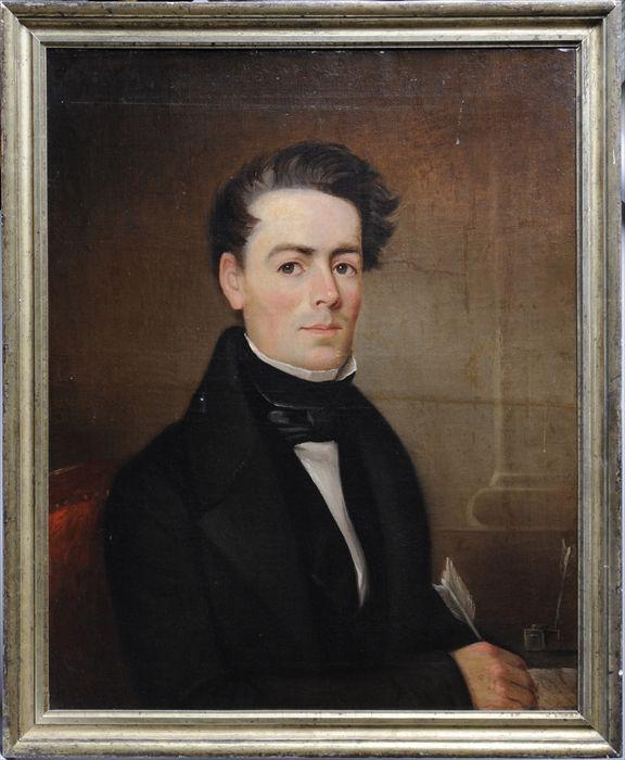 Appraisal: AMERICAN SCHOOL PORTRAIT OF A GENTLEMAN Said to be Washington