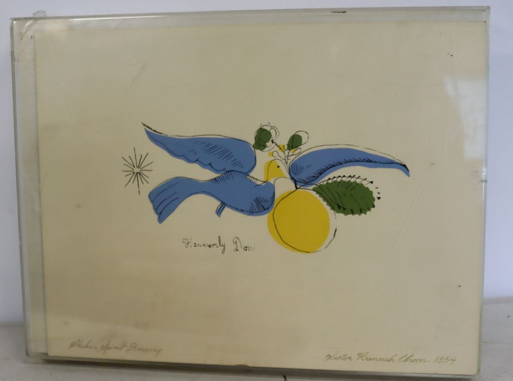 Appraisal: Sister Hannah Calhoon Signed Print With Dove From a Westchester